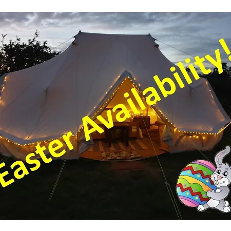 6m Xl Bell Tent Near Whitby With Log Burner Hébergement de vacances *