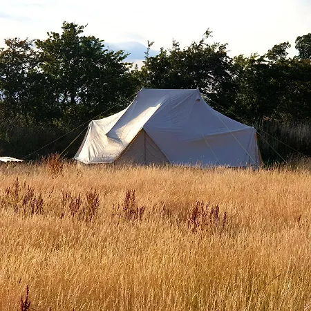 6m Xl Bell Tent Near Whitby With Log Burner Liverton