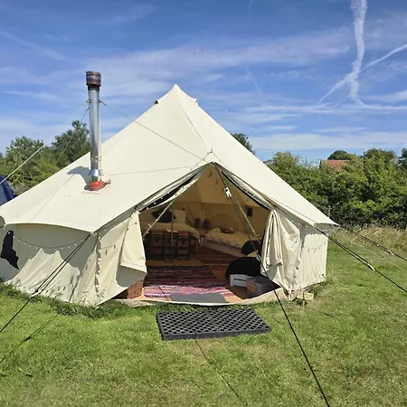 6m Xl Bell Tent Near Whitby With Log Burner بيت للعطل Liverton